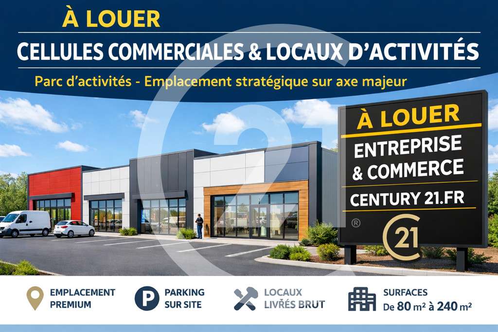 A louer cellules commerciales au Nord de Valence