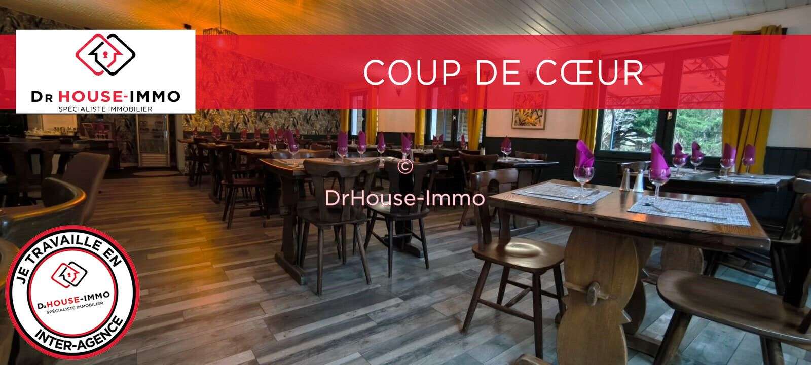 Bar restaurant à fort potentiel à 30 min de Crest