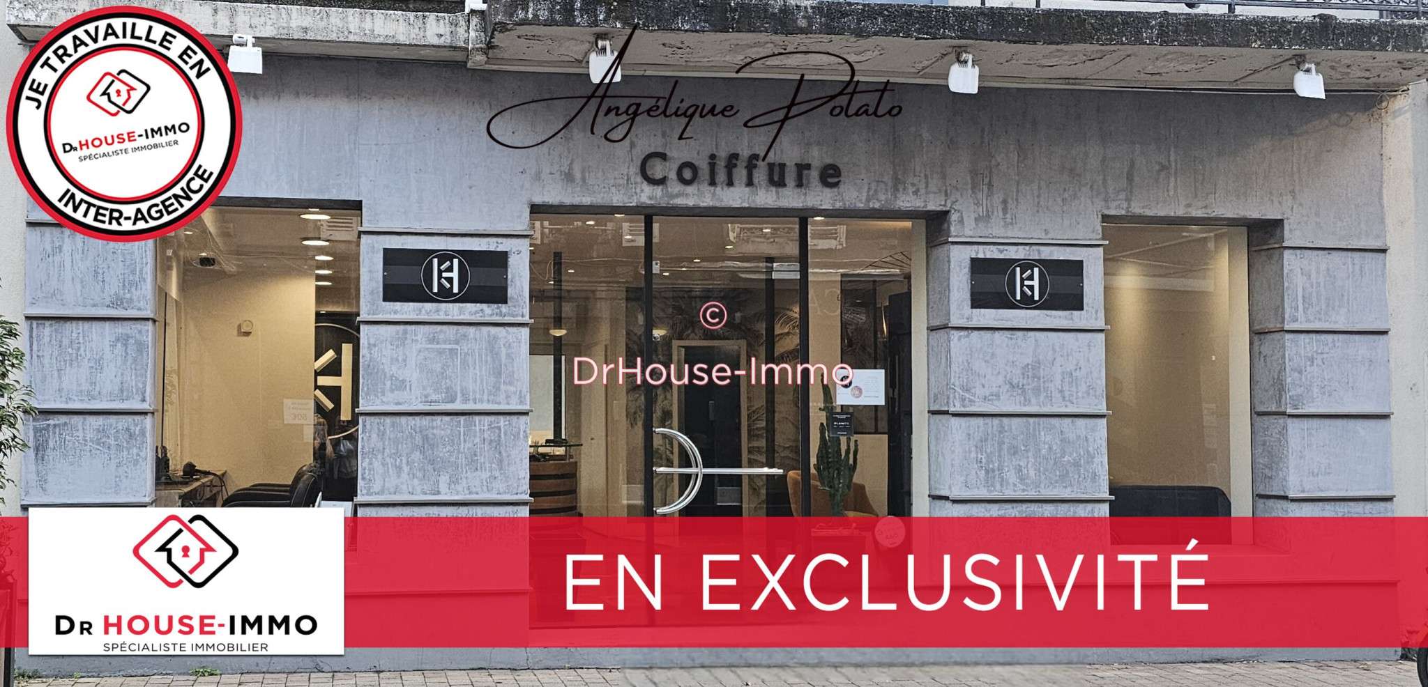 Vente FDC salon de coiffure au centre de Pau