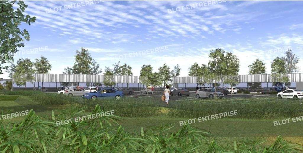A louer locaux commerciaux neufs 400m² à Briec
