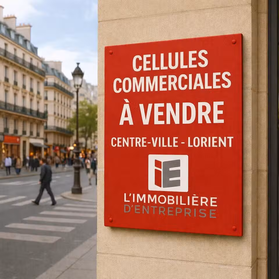 Vente cellules commerciales centre ville Lorient