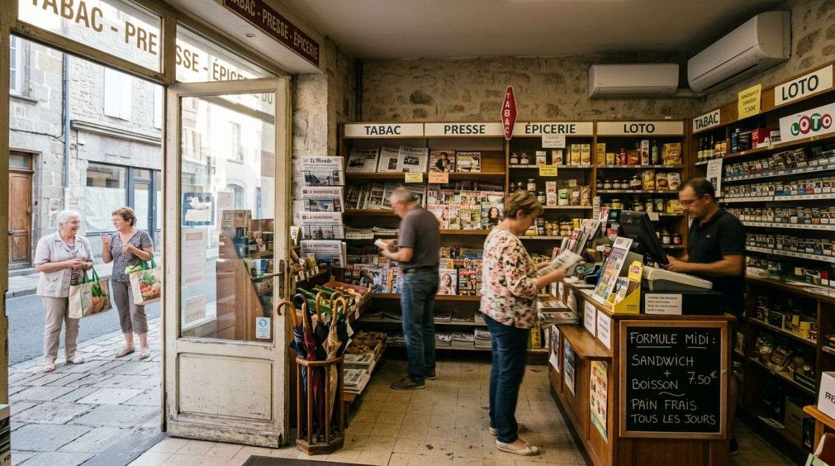 AV tabac presse épicerie ville très fréquentée 63