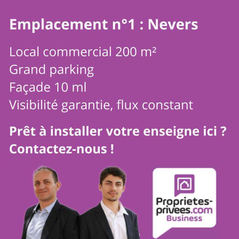 A louer local commercial 200m² empl N°1  à Nevers