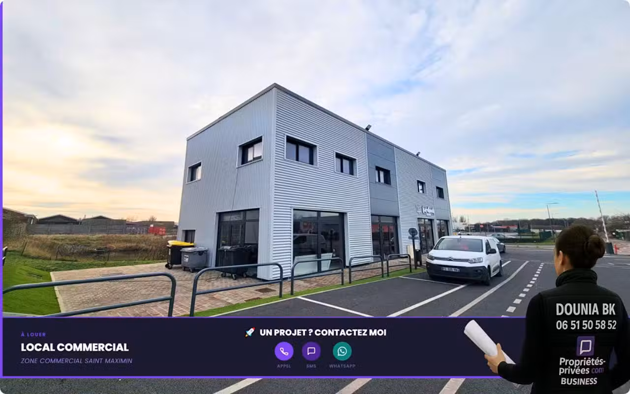 Cellule neuve 170m² zone comm Saint-Maximin