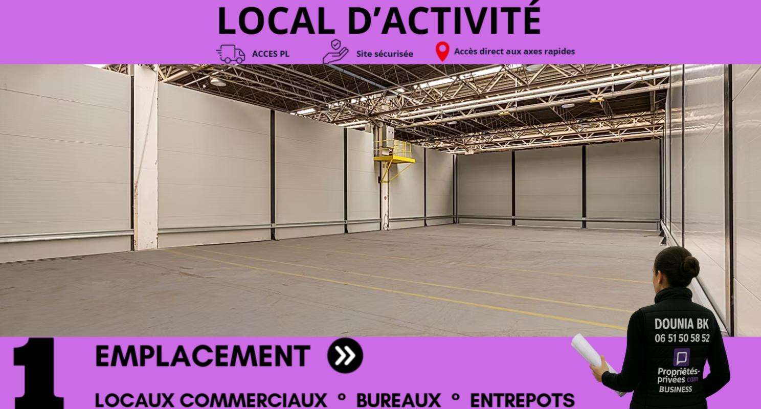 Entrepôt 687m² à louer en ZA de Montataire