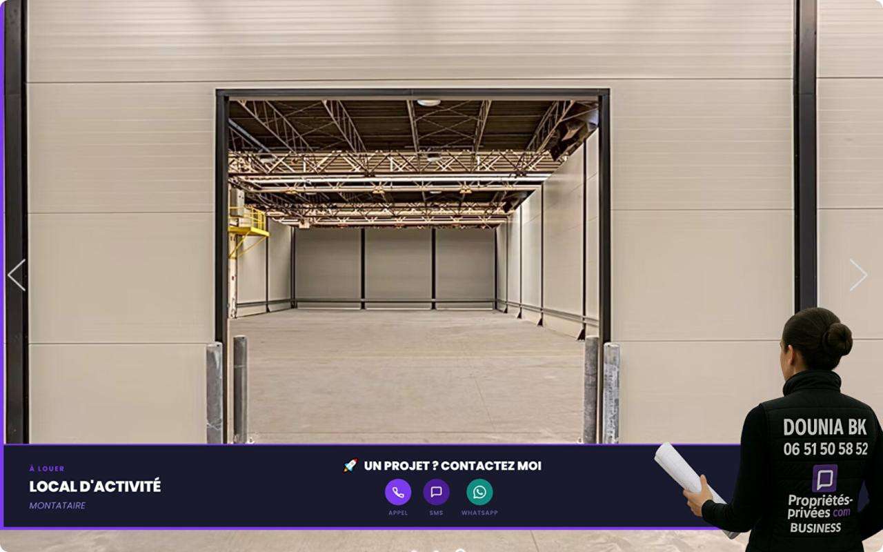 A louer entrepôt 480m² ZA de Montataire
