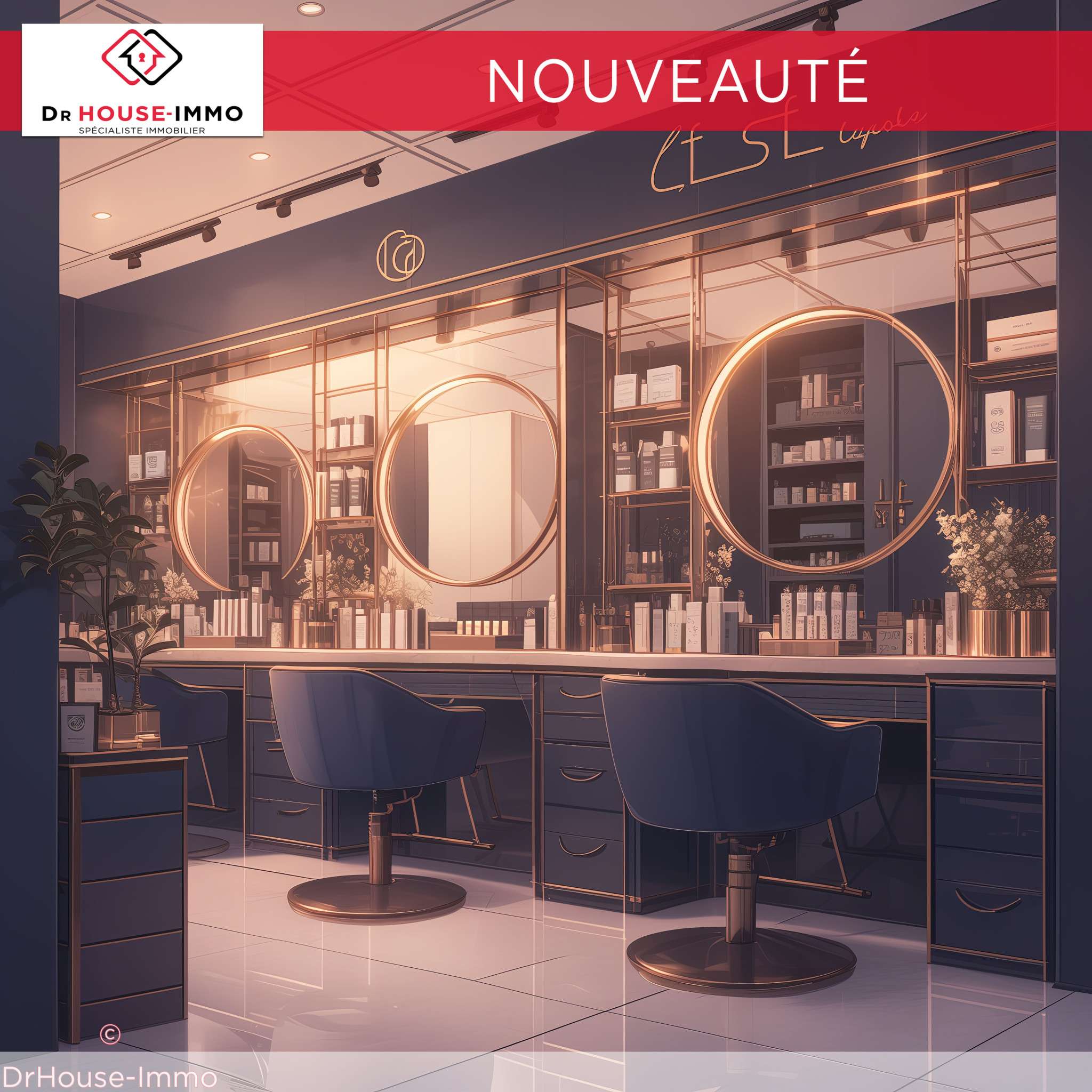 Vente salon de coiffure actif proche L'Isle-Adam