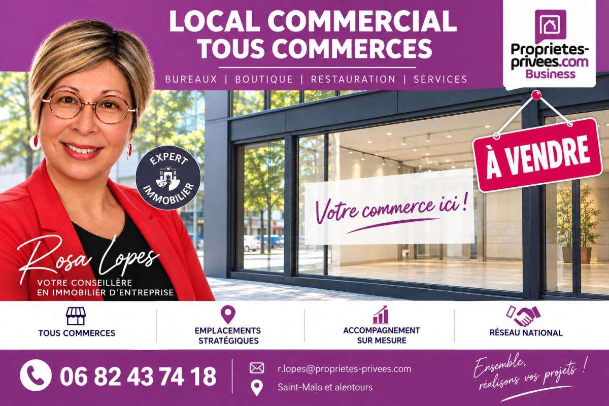 Vente local commercial 178m² à Dol de Bretagne