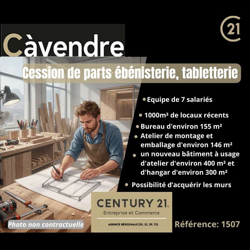 A vendre FDC ébénisterie, tabletterie à Oyonnax