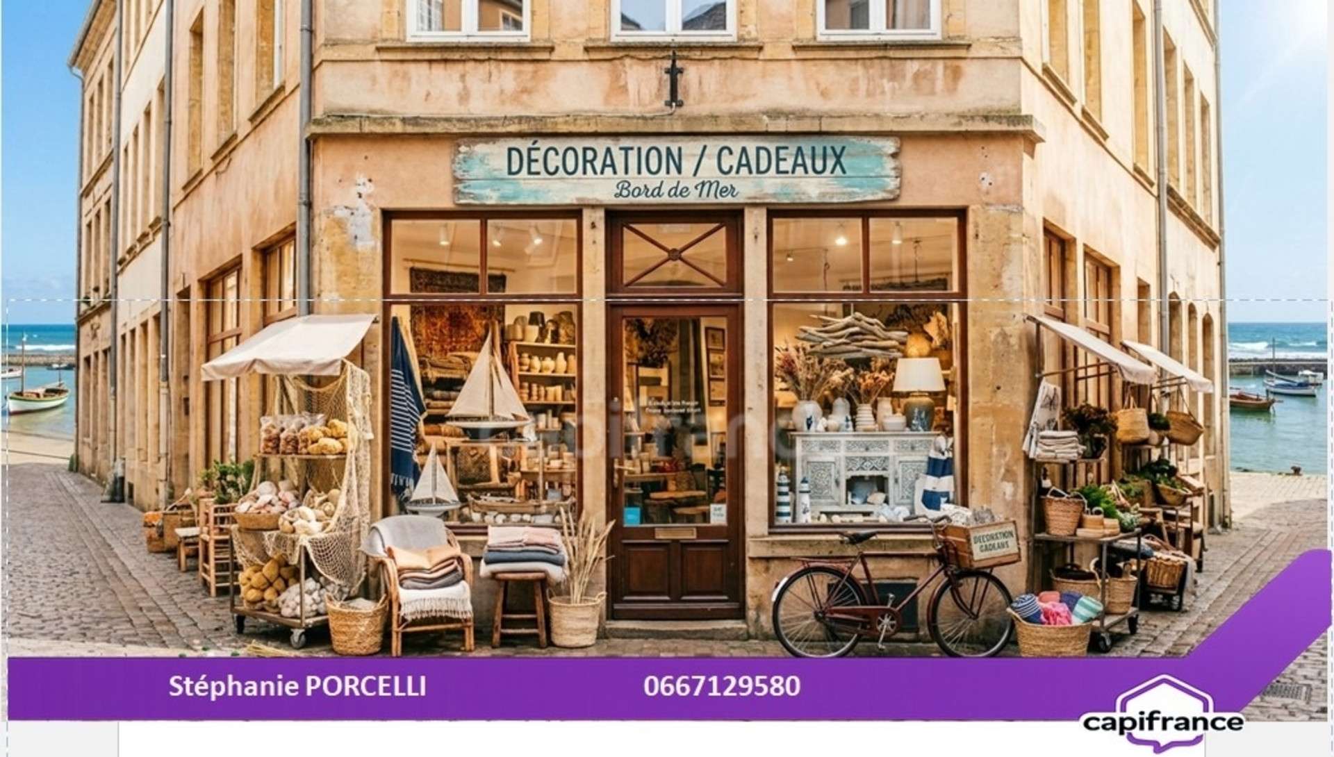 Boutique de décoration et maison à vendre Lacanau