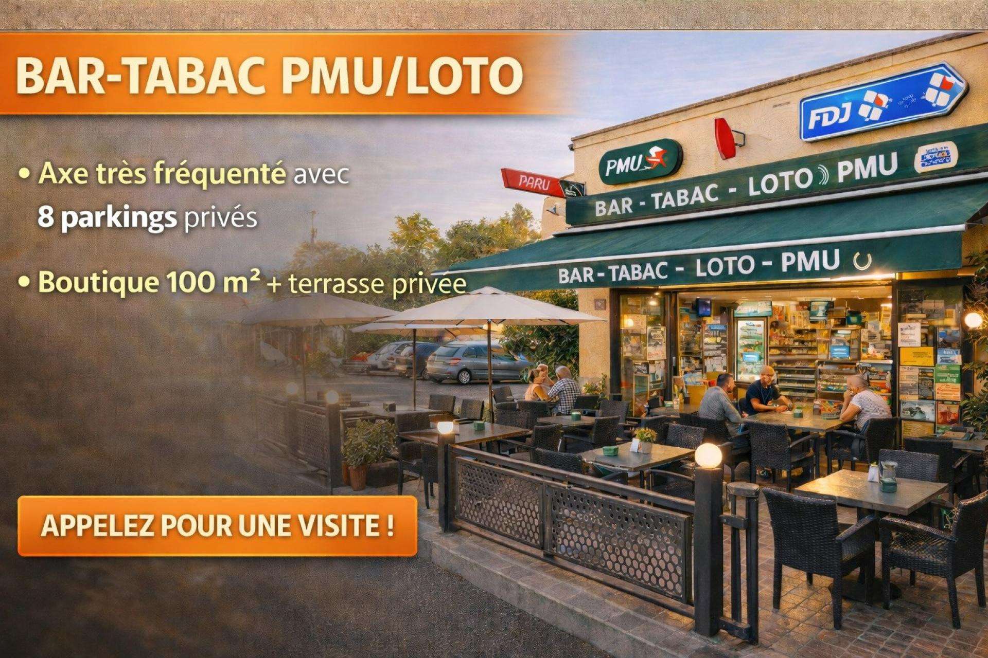 Vente bar tabac PMU loto flux constant au Muy