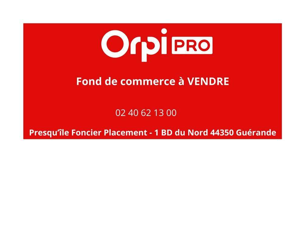 A vendre FDC activités de loisirs à Pornichet