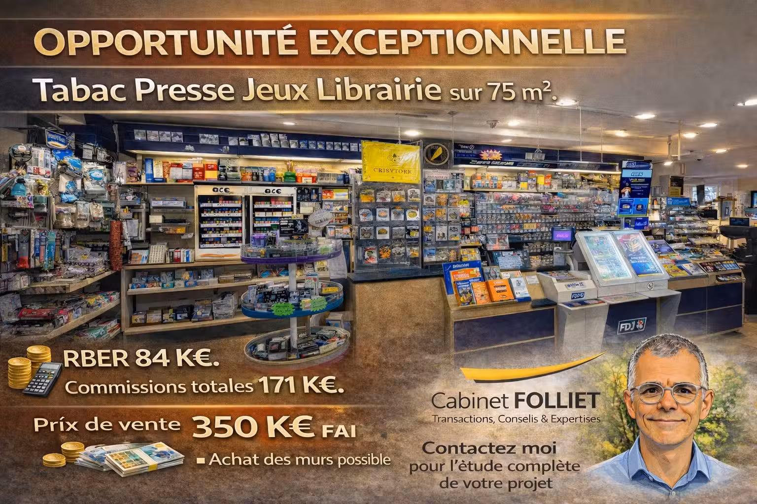 Tabac Presse Jeux Librairie à vendre à Molsheim