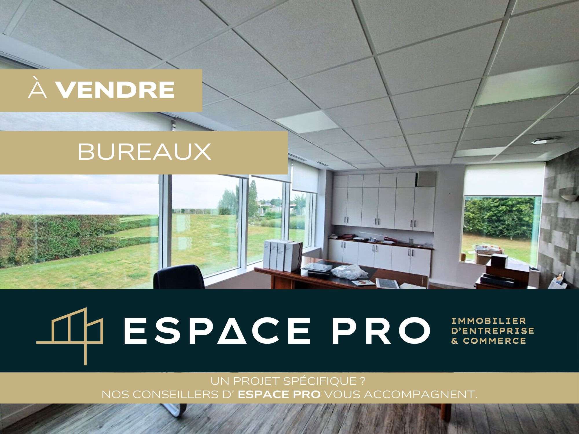 A vendre bureaux 785m² belle visibilité à Bayeux