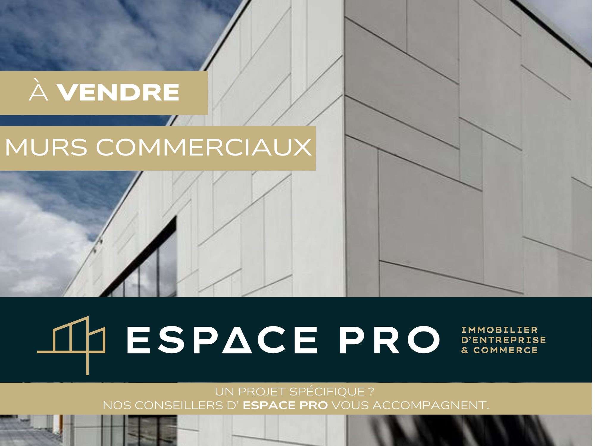 A vendre murs commerciaux 66m² proche Caen