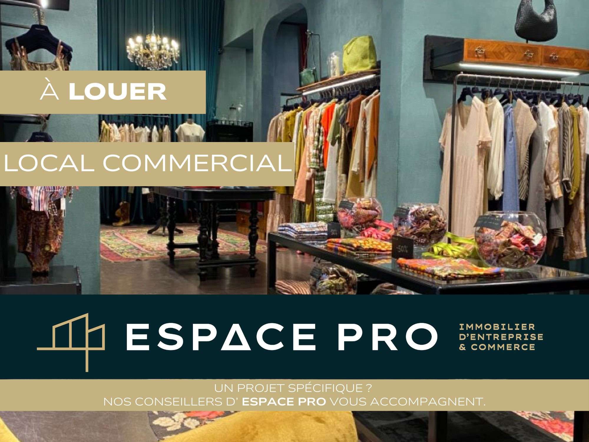 A louer local commercial en périphérie Caennaise