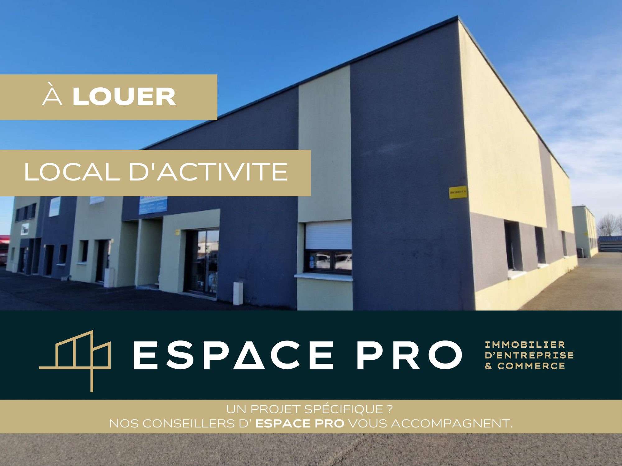 Locaux d'activité 260m² à louer sur Caen