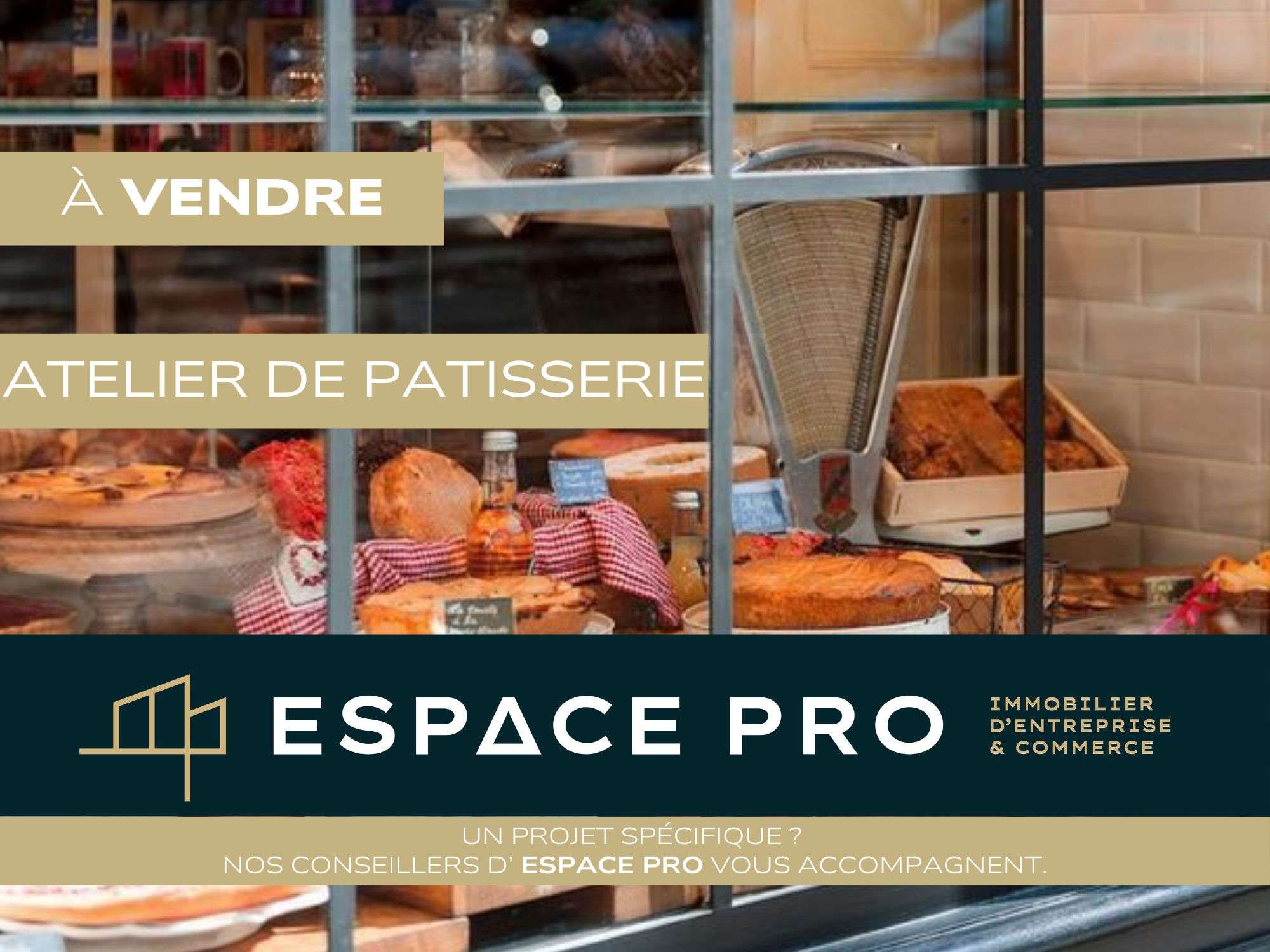 Vente FDC atelier de pâtisserie sur Caen