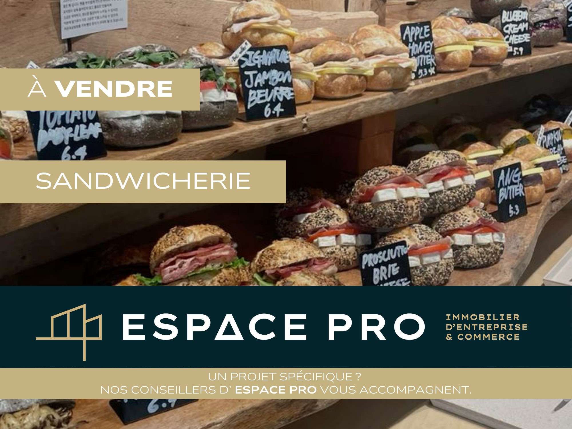 Vente fonds de commerce sandwicherie  Côte Bayeux