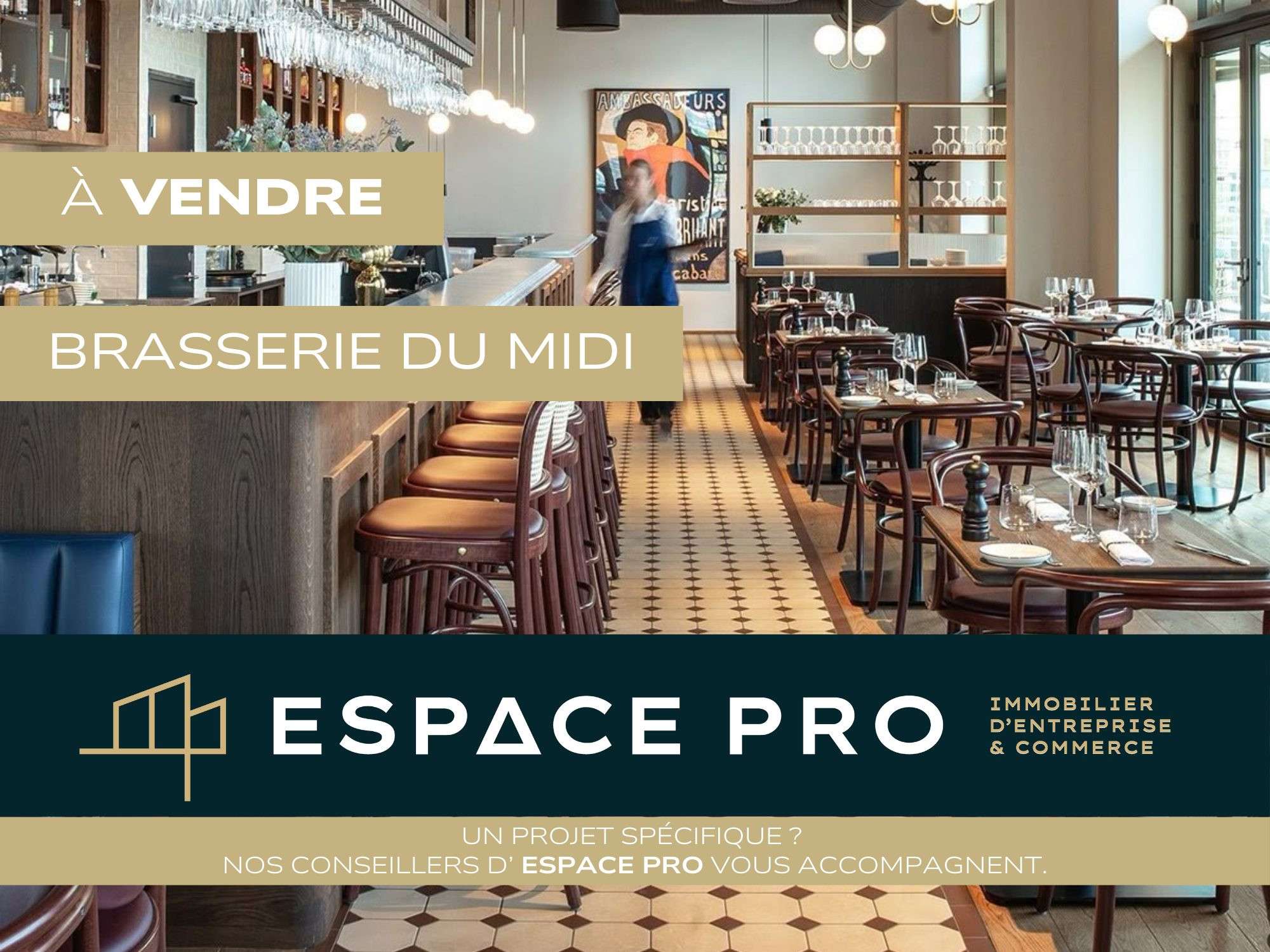 Vente FDC brasserie du midi proche centre  de Caen