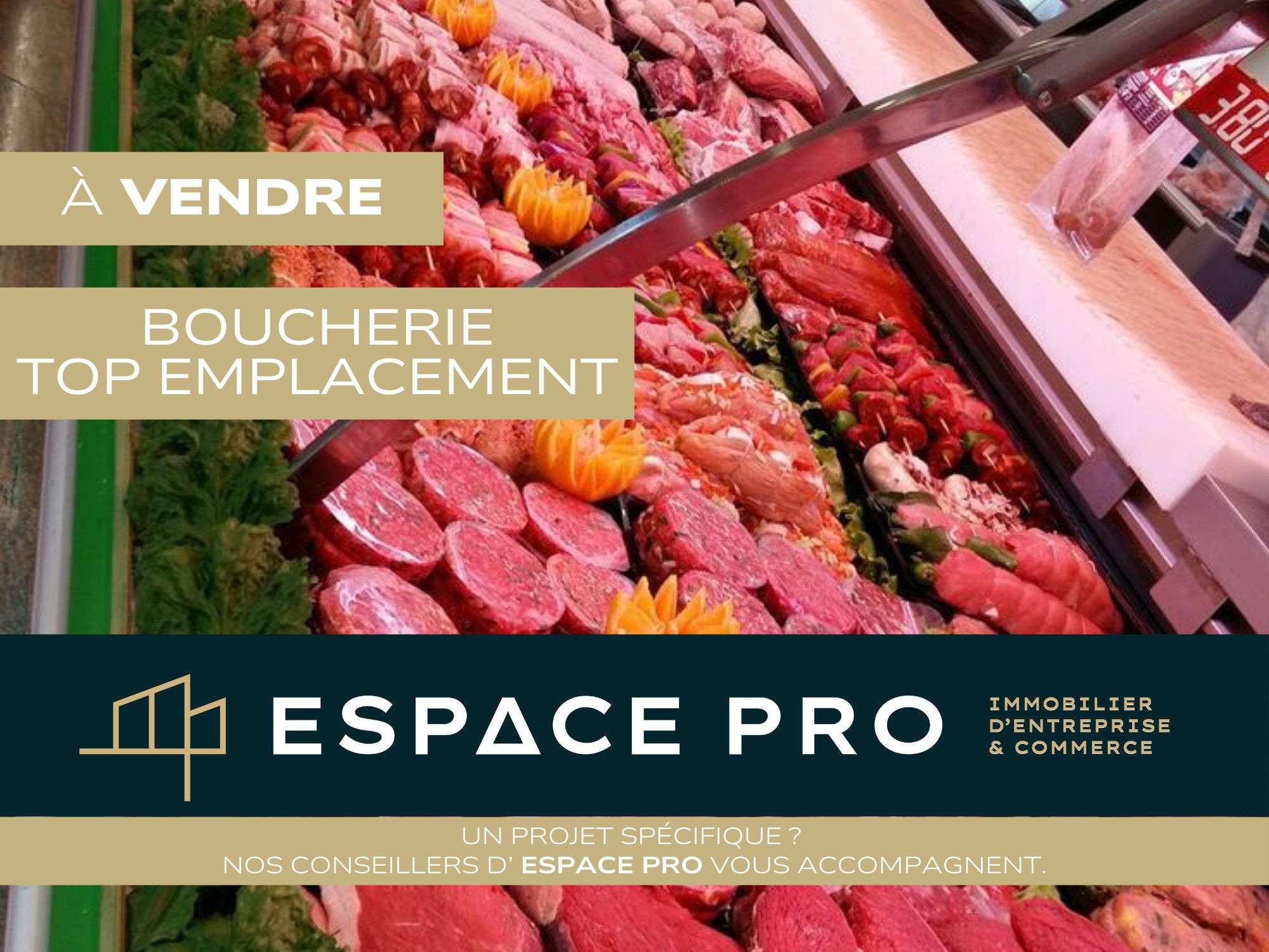 Vente FDC boucherie quartier recherché Caen