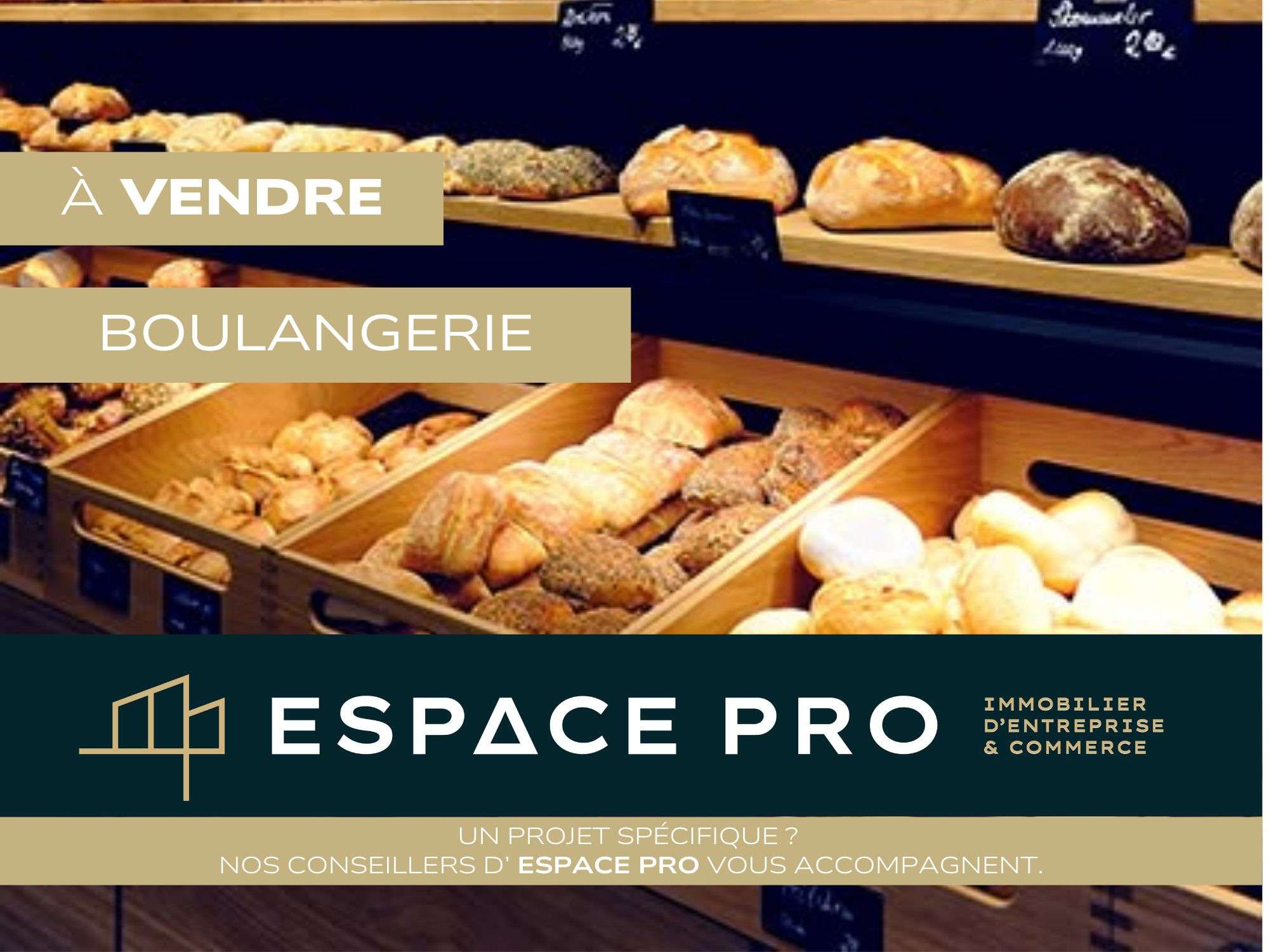 Vente boulangerie pâtisserie en direction de Caen