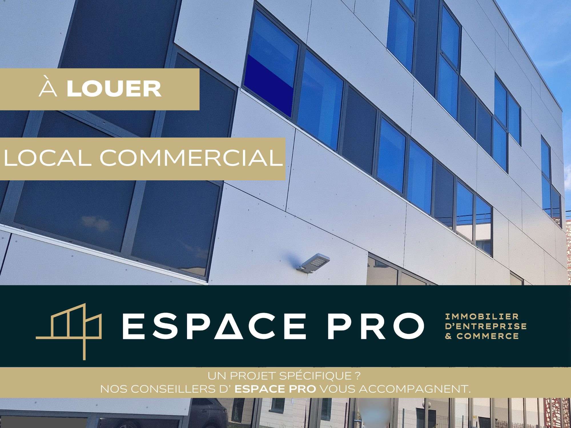 A louer local commercial de 96m² au Nord de Caen