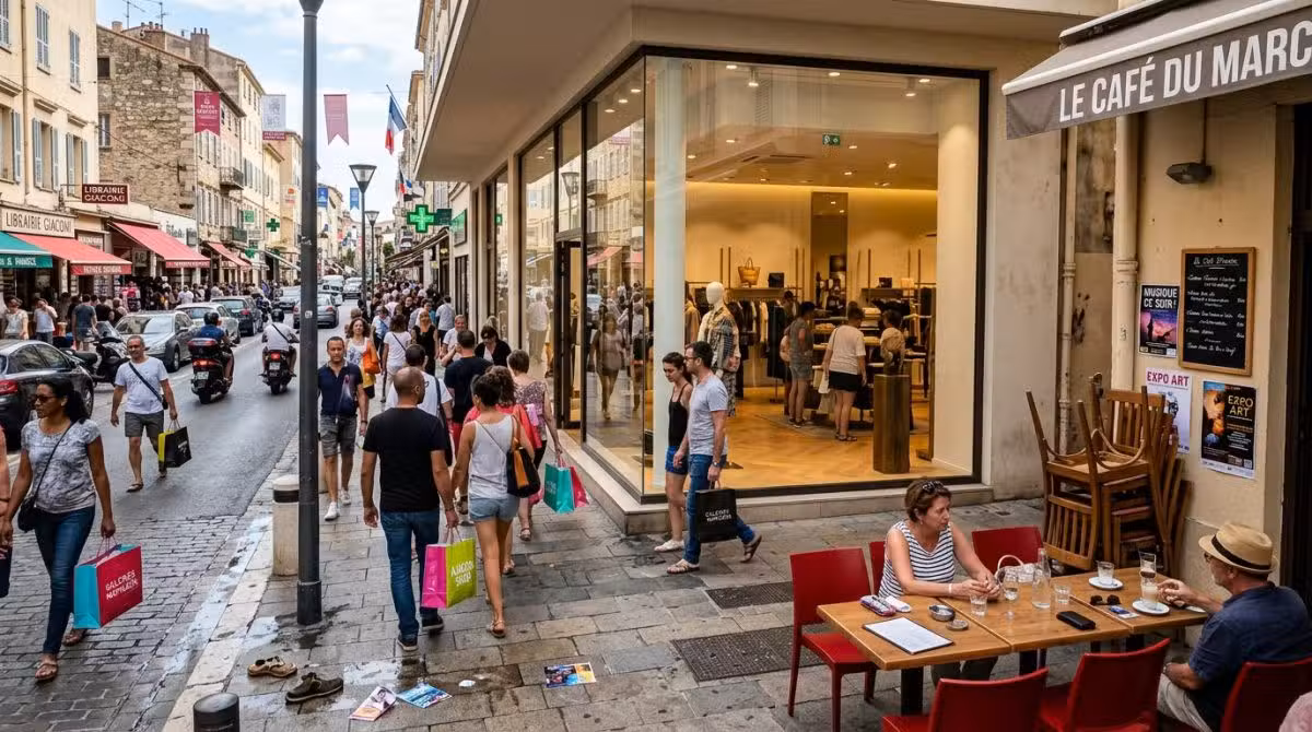 Cède bail 50m² cours Napoléon Ajaccio hypercentre