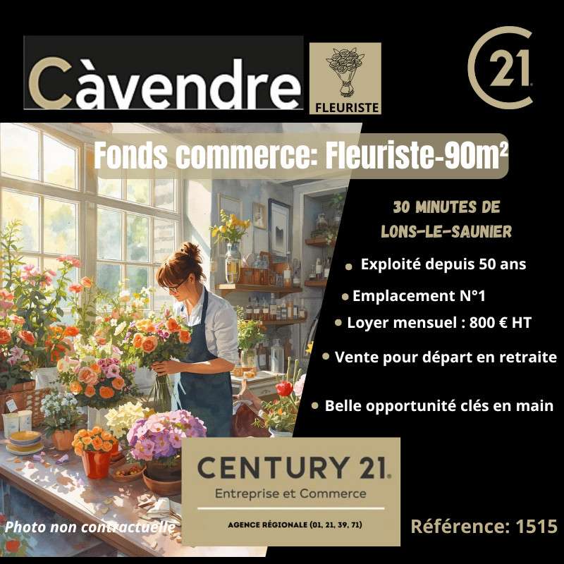 Cession FDC de fleurs belle renommée dans le Jura