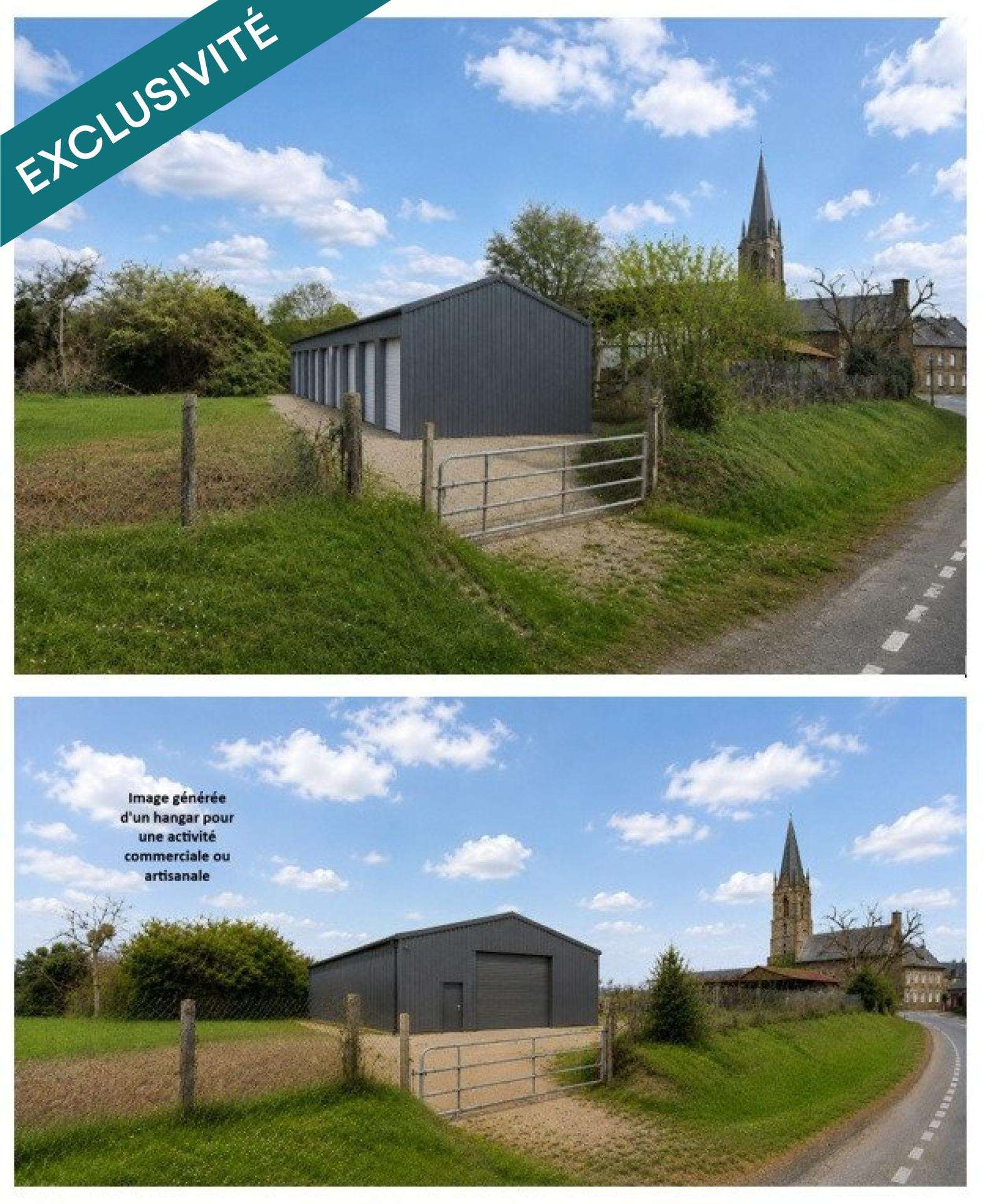 Vente hangar 420m² et terrain 1380m² à Vieux-Viel