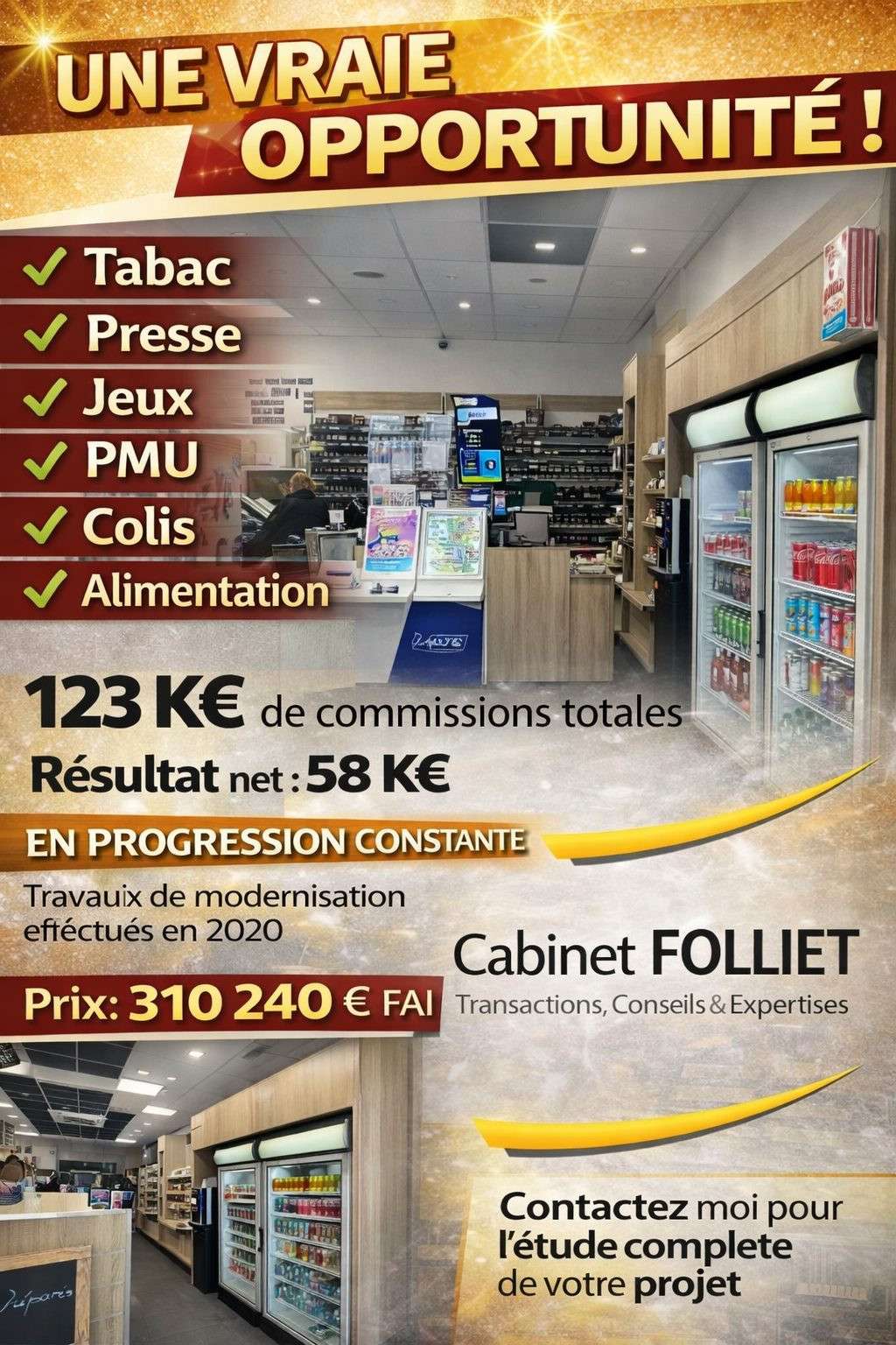 FDC tabac presse jeux PMU à vendre à Strasbourg
