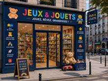 Vente commerce de jeux et jouets à Lablachère