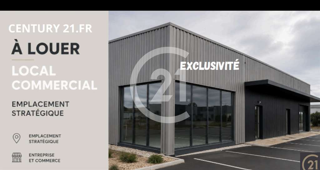 A louer local 107m² Nord Valence pont d'Isère