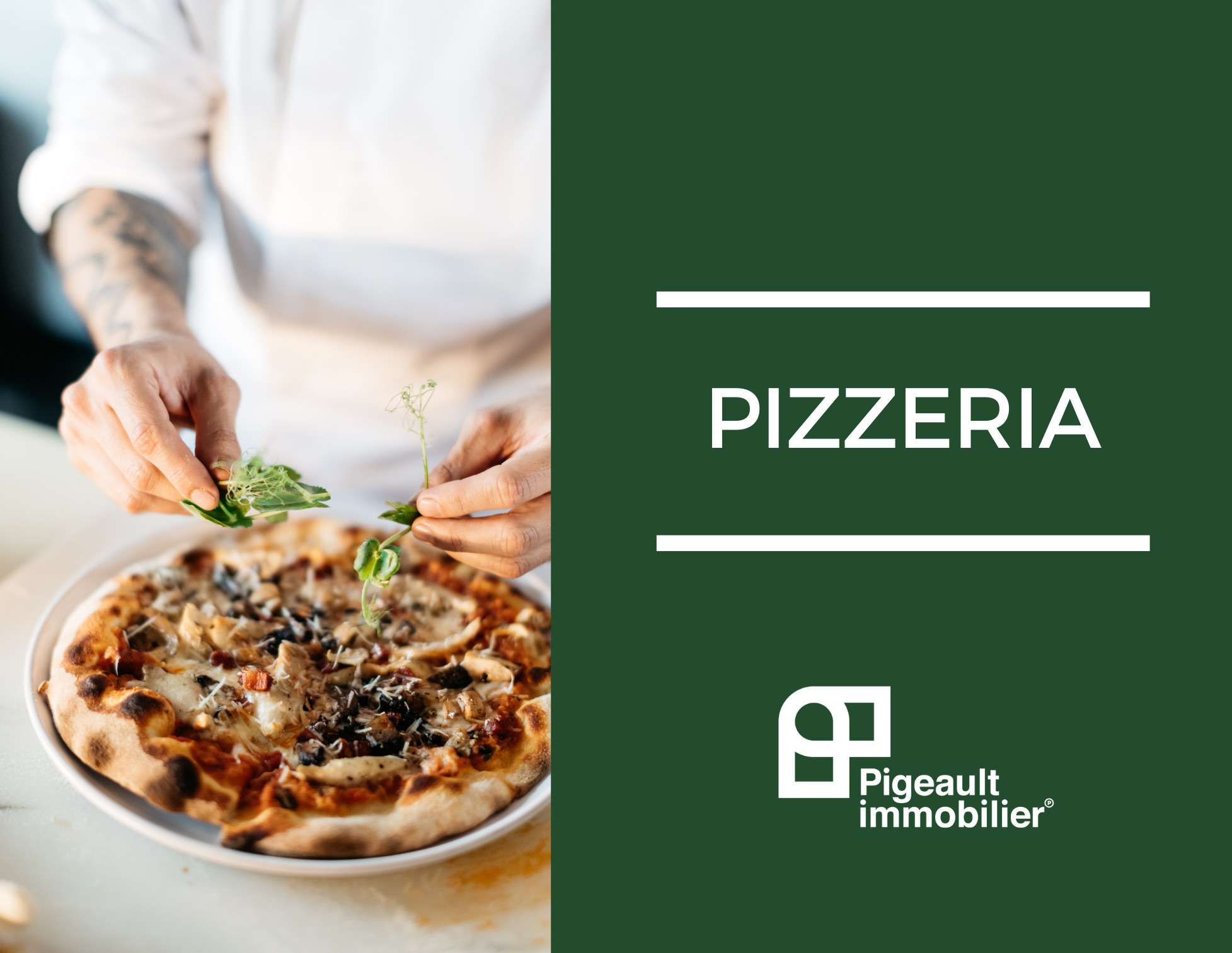 Vente pizzeria restaurant en angle à Rennes