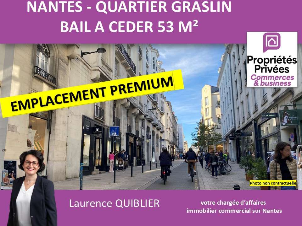 Bail à céder de 53m² à Nantes quartier Graslin