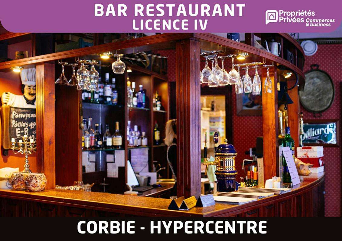 Cède bar restaurant licence IV Corbie hypercentre
