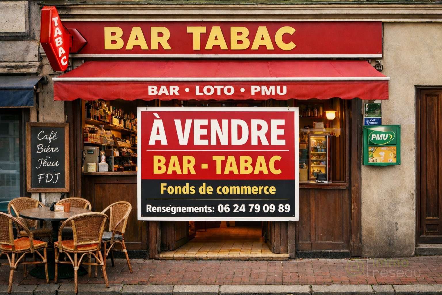 Vente bar tabac PMU FDJ proche du centre de Fréjus