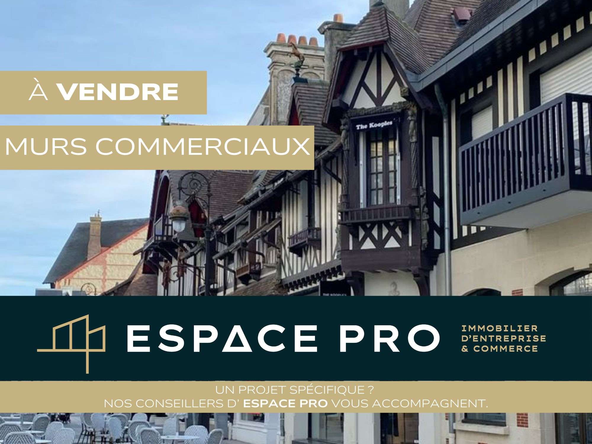 Vente murs commerciaux avec appartement Deauville