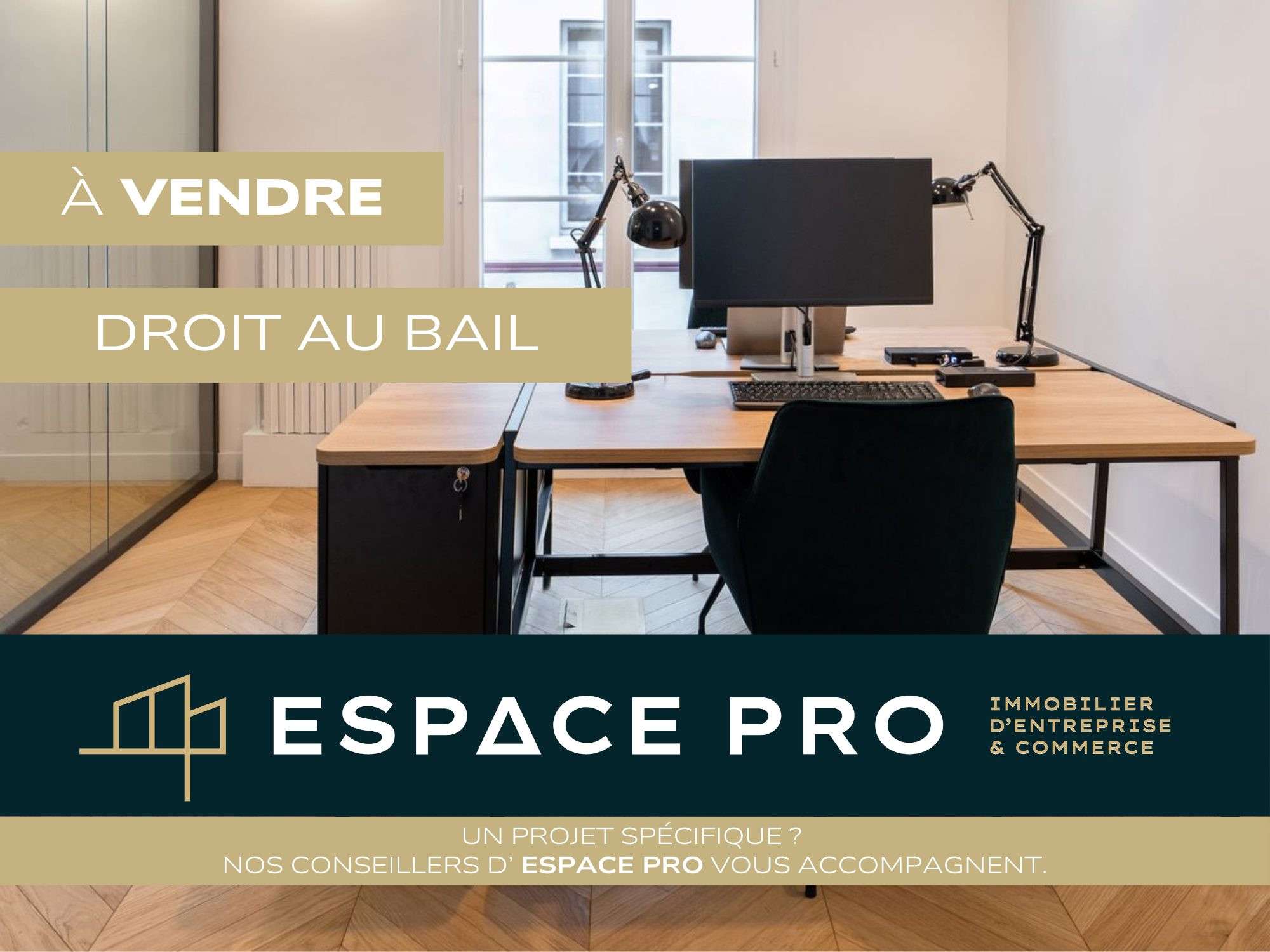 Droit au bail local 42m² à Deauville centre