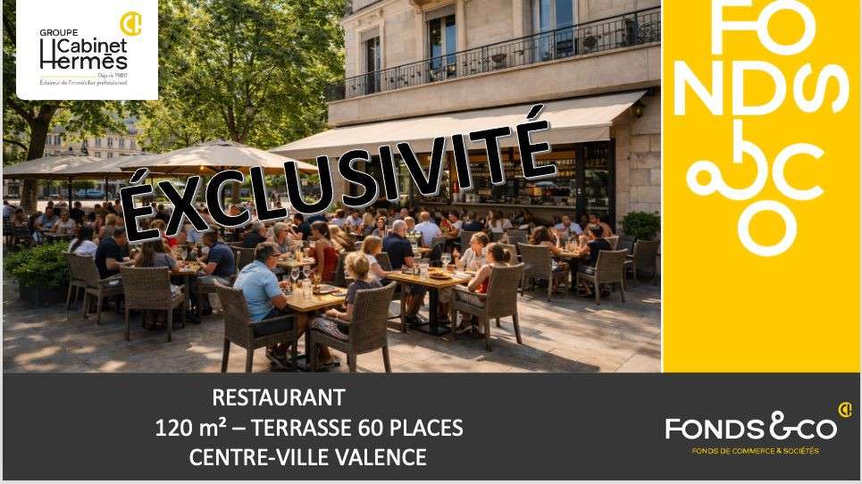 AV restaurant avec terrasse empl premium Valence
