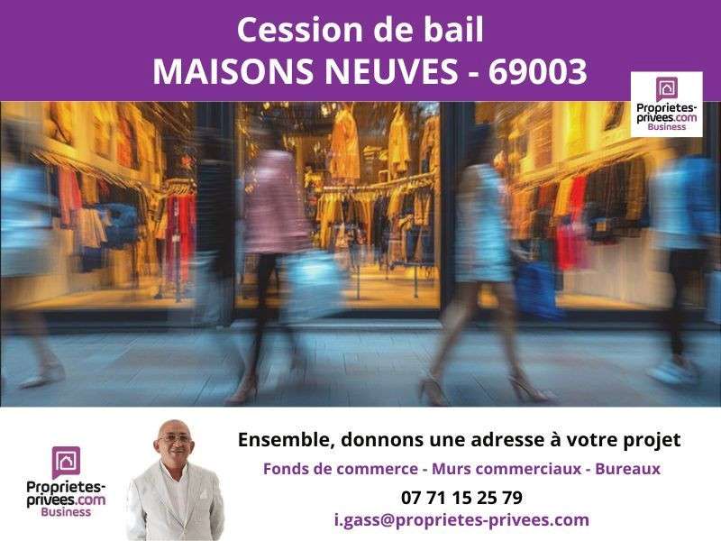 DAB local commercial grande vitrine 70m² à Lyon 3e