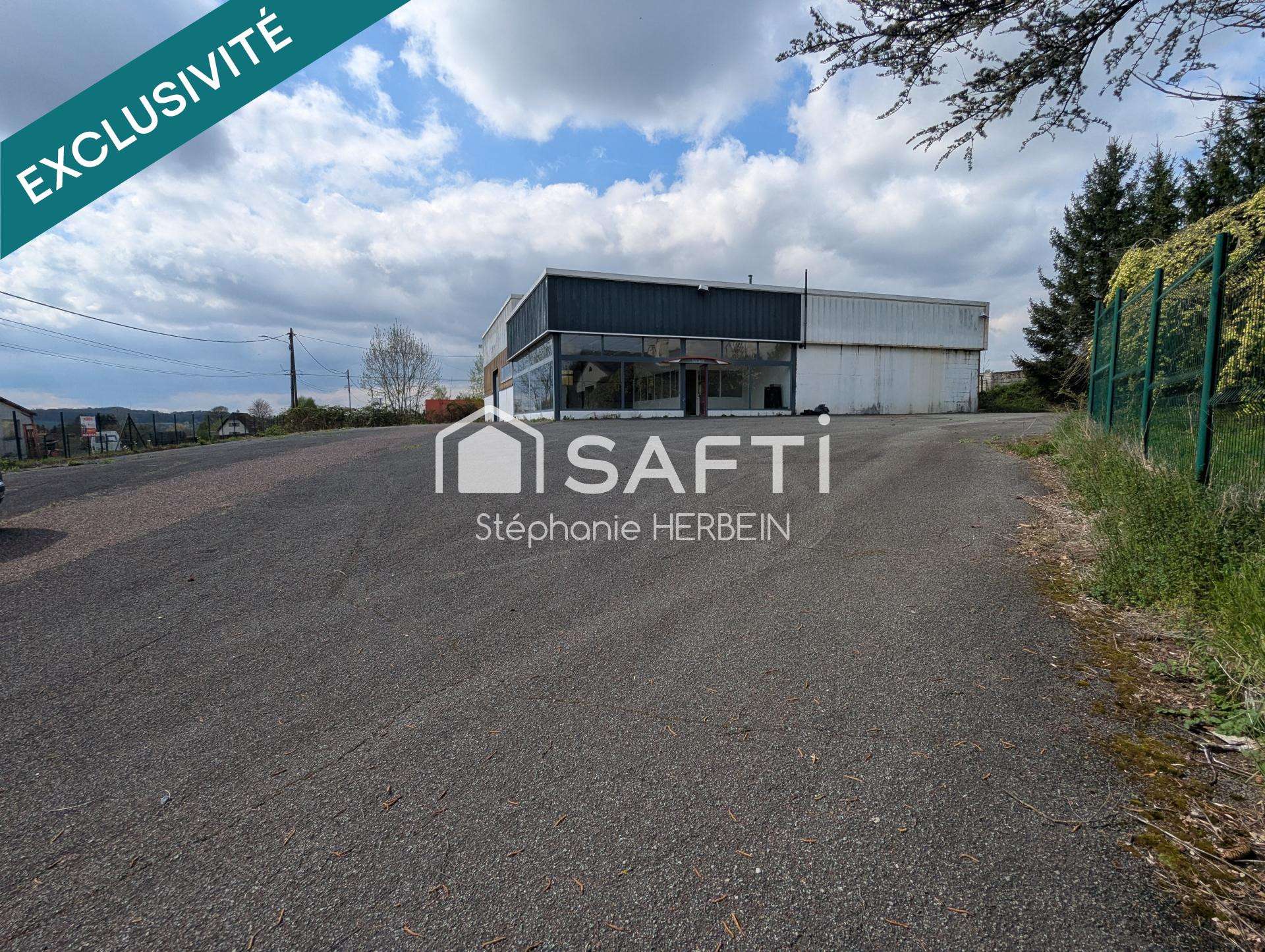 Vente local commercial 500m² Joncherey près Suisse
