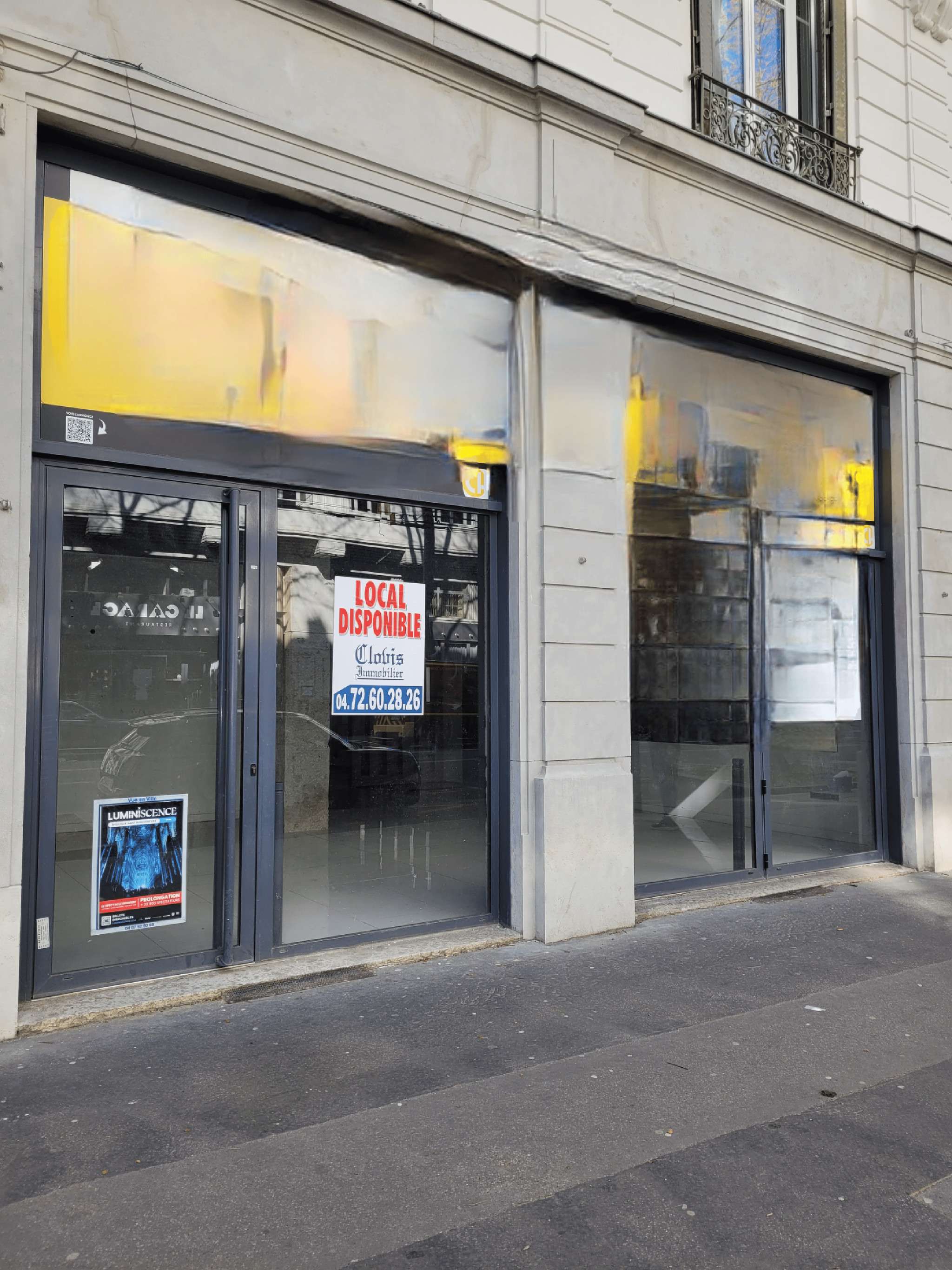 A louer très beau local 80m² à Lyon 3e Saxe