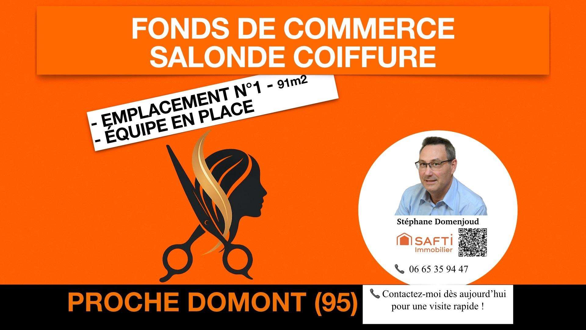 Vente salon de coiffure empl premium à Moisselles