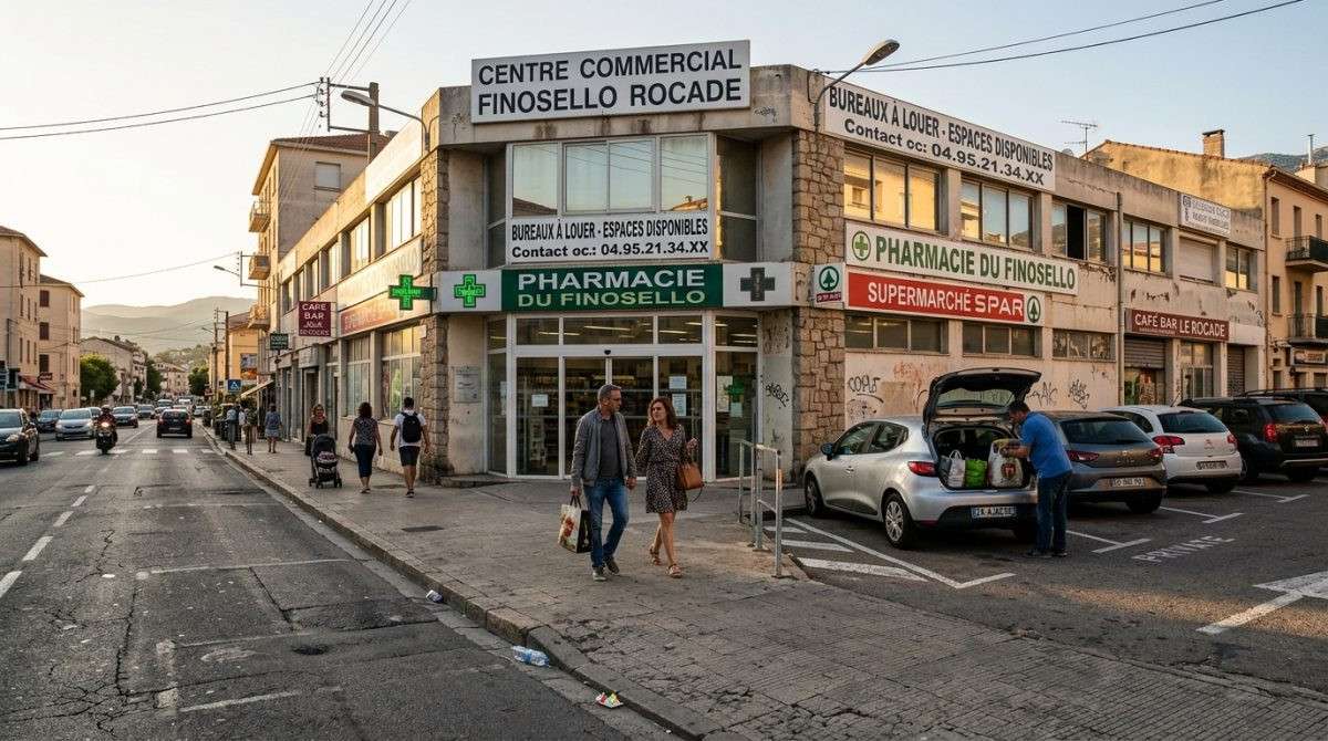 A louer locaux 233m² à Ajaccio Finosello Rocade