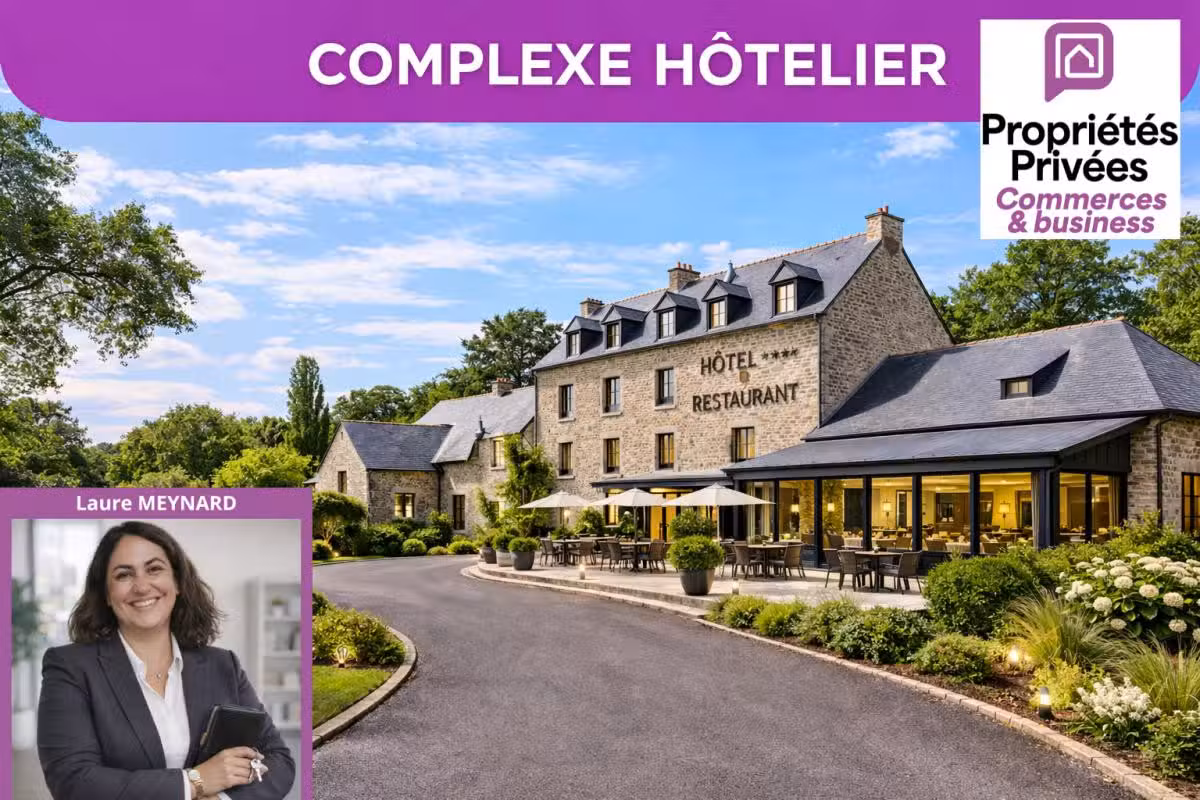 AV complexe hôtelier sur site touristique Bretagne