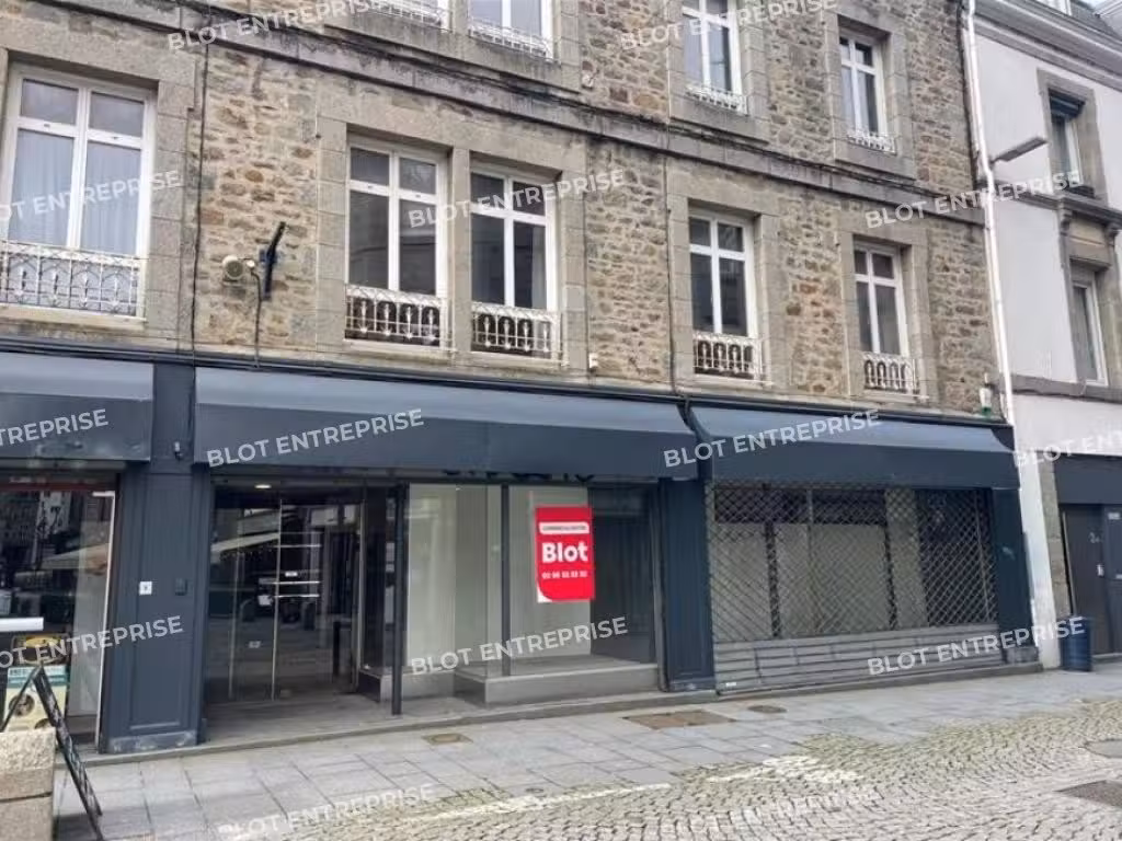 A louer local commercial 95m² à St-Brieuc centre