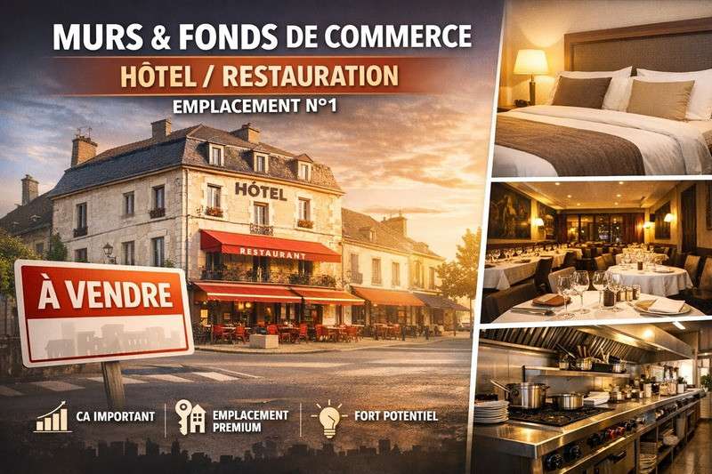 Vente murs & fonds hôtel restauration à Sancoins
