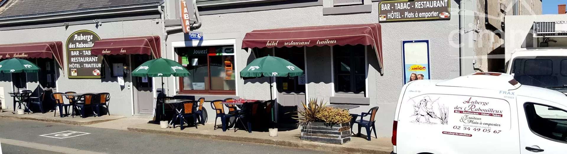 Murs et fonds café, hôtel, restaurant dans l'Indre