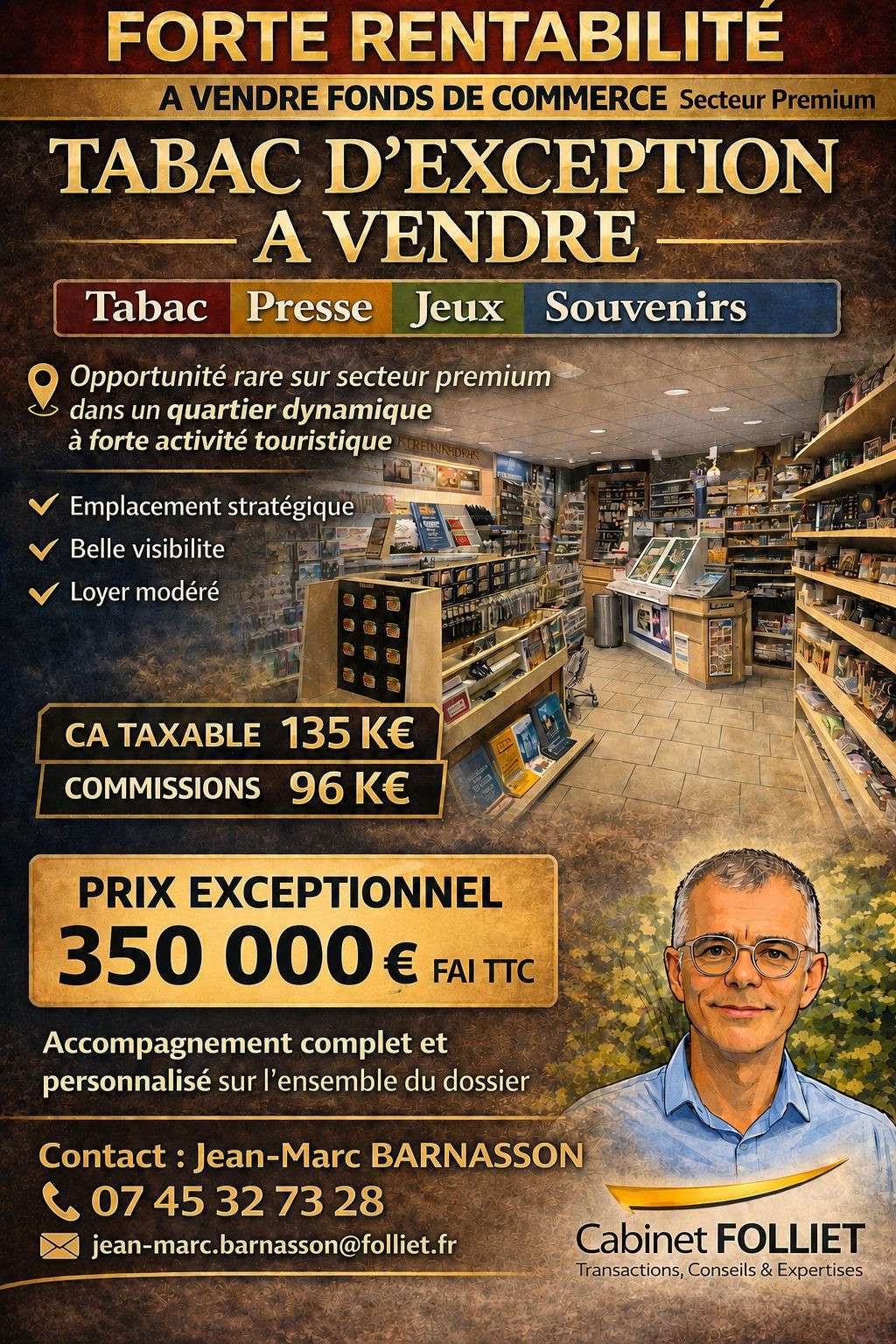 Commerce d’Exception à vendre à Nancy